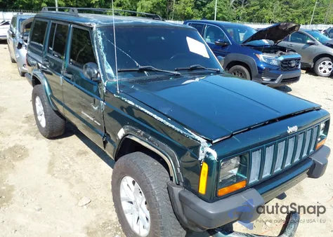 2000 Jeep Cherokee Sport from USA, damaged, VIN 1J4FF48S3YL128629